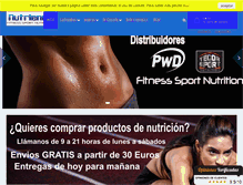 Tablet Screenshot of nutrienda.com